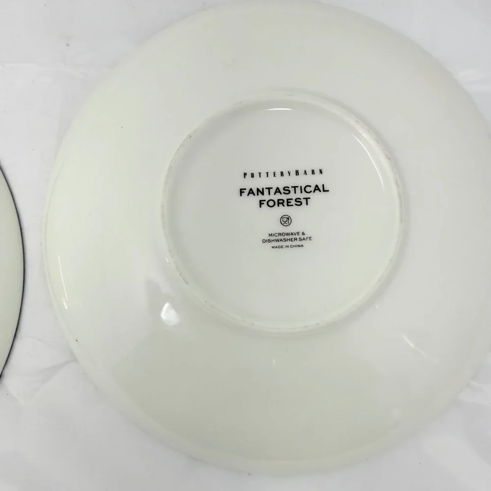 Pottery Barn Fantastical Forest Salad Plates Set of 2
